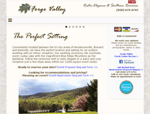 Tablet Screenshot of forgevalleyeventcenter.com